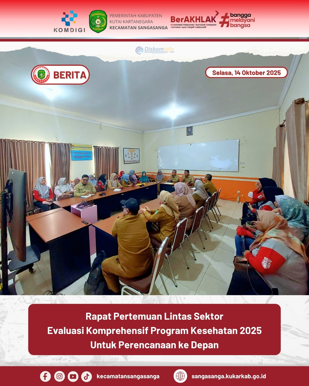 Sinergi Lintas Sektor di Sangasanga, Evaluasi Komprehensif Program Kesehatan 2025 Dimulai